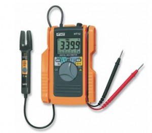 Alternative view of HT Italia HT12 Multimeter with built-in AC/DC fork clamp
