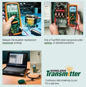 Alternative view of EXTECH MG302 13 Function Wireless True RMS MultiMeter/Insulation Tester