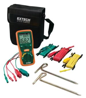 Alternative view of EXTECH 382252 Earth Ground Resistance Tester Kit