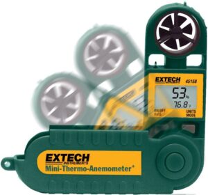 Alternative view of EXTECH 45158 Mini Thermo-Anemometer with Humidity