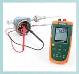 Alternative view of EXTECH PRC15 Current and Voltage Calibrator / Meter