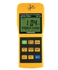 TENMARS  TM-192D,  3-Axis EMF Meter with datalogger