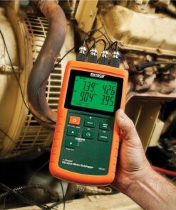 Alternative view of EXTECH VB500 4-Channel Vibration Meter/Datalogger