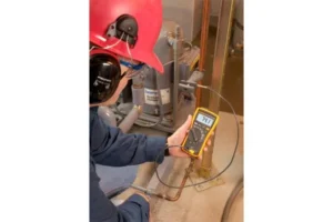 Fluke 116 Digital HVAC Multimeter in use
