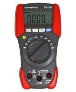 TENMARS TM-86 Digital Multimeter, CAT IV-600V