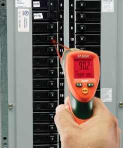 Alternative view of Extech 42509 Dual Laser Infrared Thermometer & Colour Alert