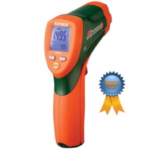 Extech 42509 Dual Laser Infrared Thermometer & Colour Alert