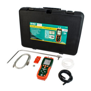 Alternative view of EXTECH HD350 Pitot Tube Anemometer & Differential Manometer