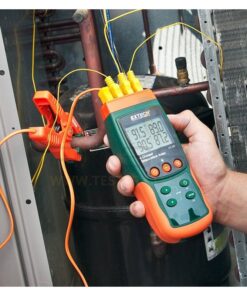 Alternative view of EXTECH SDL200 4-Channel Thermometer Datalogger to SD Card