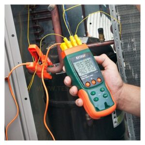 Alternative view of EXTECH SDL200 4-Channel Thermometer Datalogger to SD Card