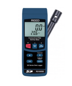 REED R3100SD Water Quality Meter | Conductivity, TDS, Salt Measurement with Real-Time Data Logging & Backlit LCD Display