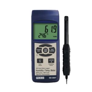 REED SD-3007  Thermo-hygrometer with type K thermocouple, data logger