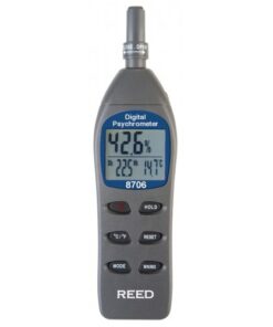 REED 8706 Digital Psychrometer, 100% RH