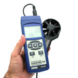 Alternative view of REED SD-4207 Thermo-Anemometer (Datalogger)