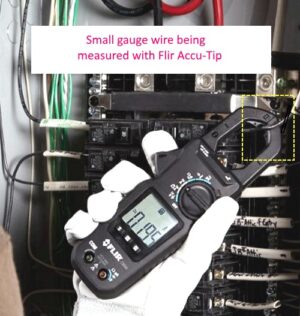 Alternative view of FLIR CM46 600V 400A AC/DC Digital TRMS Clamp Meter with Temperature