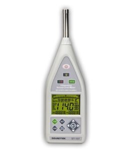 Alternative view of Tenmars ST-107 Integrating Sound Level Meter