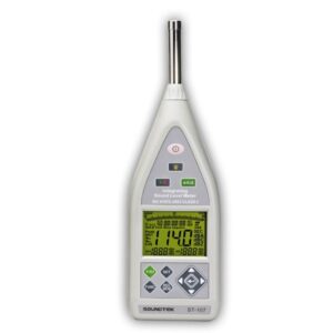 Alternative view of Tenmars ST-107 Integrating Sound Level Meter