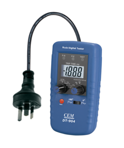 CEM DT-409 Digital RCCB tester