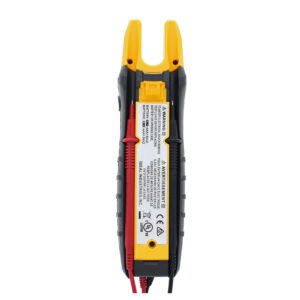 IDEAL 61-415 200A AC/DC TRMS TightSight® fork meter, Split Jaw Meter, w/ Flashlight & NCVT back view