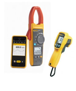 Fluke 374 FC/ 62 Max Plus Kit - High-Accuracy True RMS AC/DC Clamp Meter with Rugged Infrared Thermometer