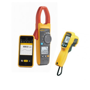 Fluke 374 FC/ 62 Max Plus Kit - High-Accuracy True RMS AC/DC Clamp Meter with Rugged Infrared Thermometer