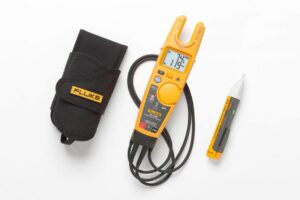 Fluke T6-HT6-1AC KIT Electrical Tester Kit with FieldSense Technology - Safe Contactless AC Voltage, Current & Frequency Measurements for Electricians & HVAC/R Technicians