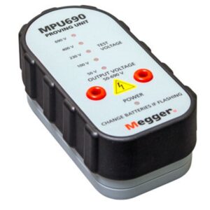 Alternative view of Megger MPU690 Proving Unit - Portable Voltage Verification Device (50 to 690 Volts) with Automatic Operation and Extended Battery Life for Safe Electrical Testing