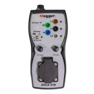 Megger EVCA210-AU Electric Vehicle Charge-Point Adaptor - Safe & Compliant Testing Tool for Mode 3 AC Chargers-front