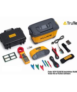Fluke 1674 FC and Fluke 1630 Installation Multifunction Tester Kit w/ TruTest Software