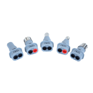 Alternative view of Megger LA-KIT Lamp Adaptor Kit – Versatile IEC61010-Compliant Electrical Testing Solution for Electricians with 5 Common Adaptors & Portable Carry Case