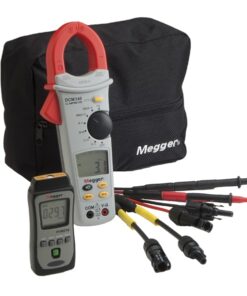 Megger PVK330 Complete Photovoltaic Testing Kit with PVM210 Irradiance Meter and DCM340 Clampmeter for Solar Installations
