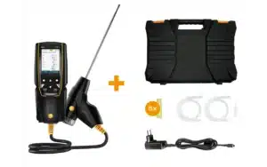 Alternative view of Testo 310 II Flue Gas Analyzer with Smart App Integration – Accurate Measurement for O2, CO, CO2, Pressure, and Temperature
