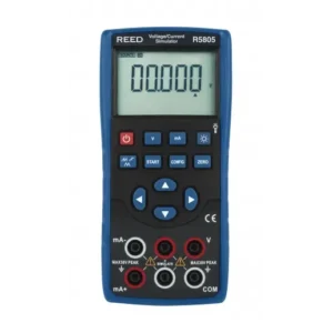 REED R5805 Voltage/Current Simulator with 6-Digit LCD Display, LED Flashlight, and Auto Calibration