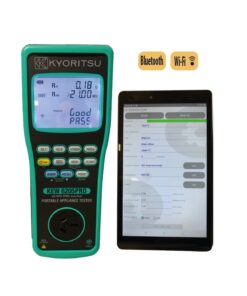 Kyoritsu 6205PRO hand held portable appliance tester with in-built Wireless connectivity