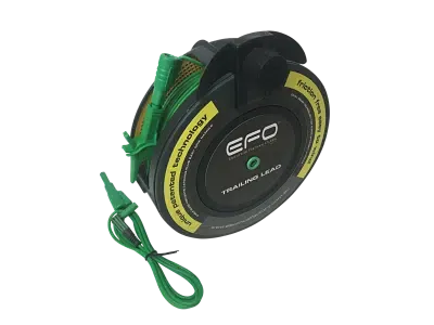 EFO Compact Earth Trailing Lead 50M: Professional Earthing Solution