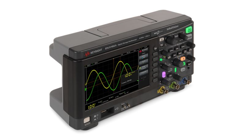 Keysight EDUX1052A Oscilloscope: 50 MHz, 2 analogue channels - Image 2