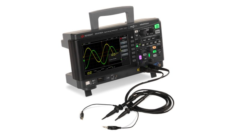 Keysight EDUX1052A Oscilloscope: 50 MHz, 2 analogue channels - Image 3