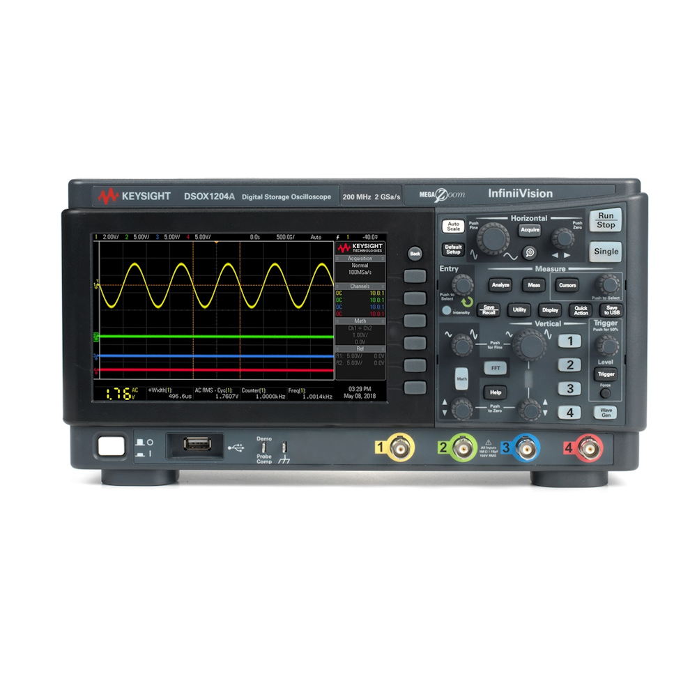 Keysight DSOX1204A Oscilloscope 70 MHz, 4 Channel