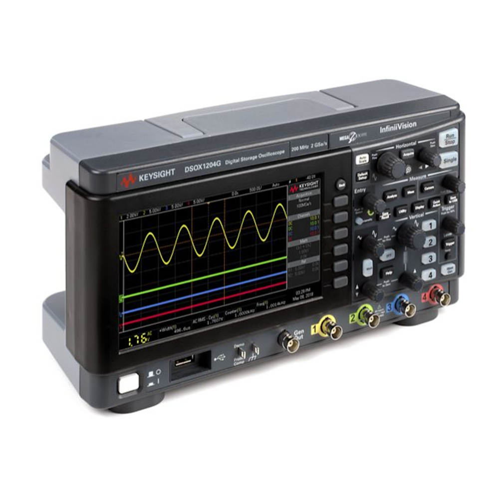 Keysight DSOX1204G Oscilloscope 70 MHz, 4 Channel, + Generator - Image 2