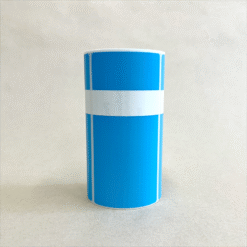OPT-BLUE Direct Thermal Blue test and tag roll (250 tags)
