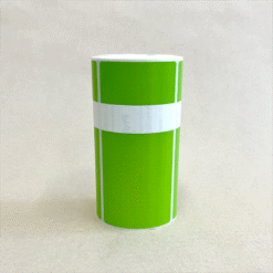 OPT-GREEN Direct Thermal Green test and tag roll (250 tags)