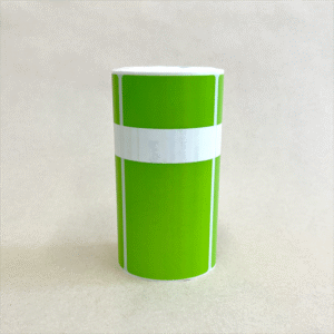OPT-GREEN Direct Thermal Green test and tag roll (250 tags)