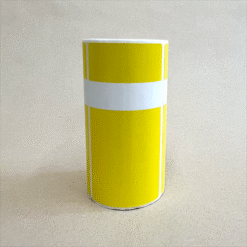 OPT-YELLOW Direct Thermal Yellow test and tag roll (250 tags)