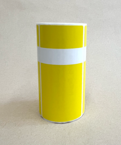 OPT-YELLOW Direct Thermal Yellow test and tag roll (250 tags)