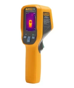 Fluke VT06 Visual IR Thermometer showing thermal image on LCD display