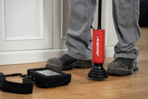 Identify the source of an indoor floor water leak.
