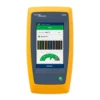 Fluke Networks LinkIQ LIQ-100-IE Industrial Ethernet Tester showing colour touchscreen with cable test results
