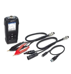 FLIR PV48 solar panel I-V curve tracer with MC4 PV connectors