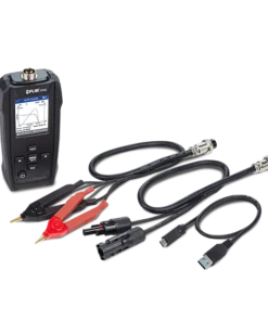 FLIR PV48 solar panel I-V curve tracer with MC4 PV connectors