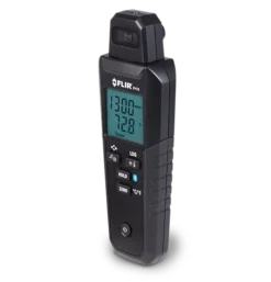 FLIR PV78 with external temperature probe mounted on solar panel